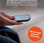 2-in-1 Shiatsu Voetmassageapparaat met Warmtefunctie afstandsbediening
