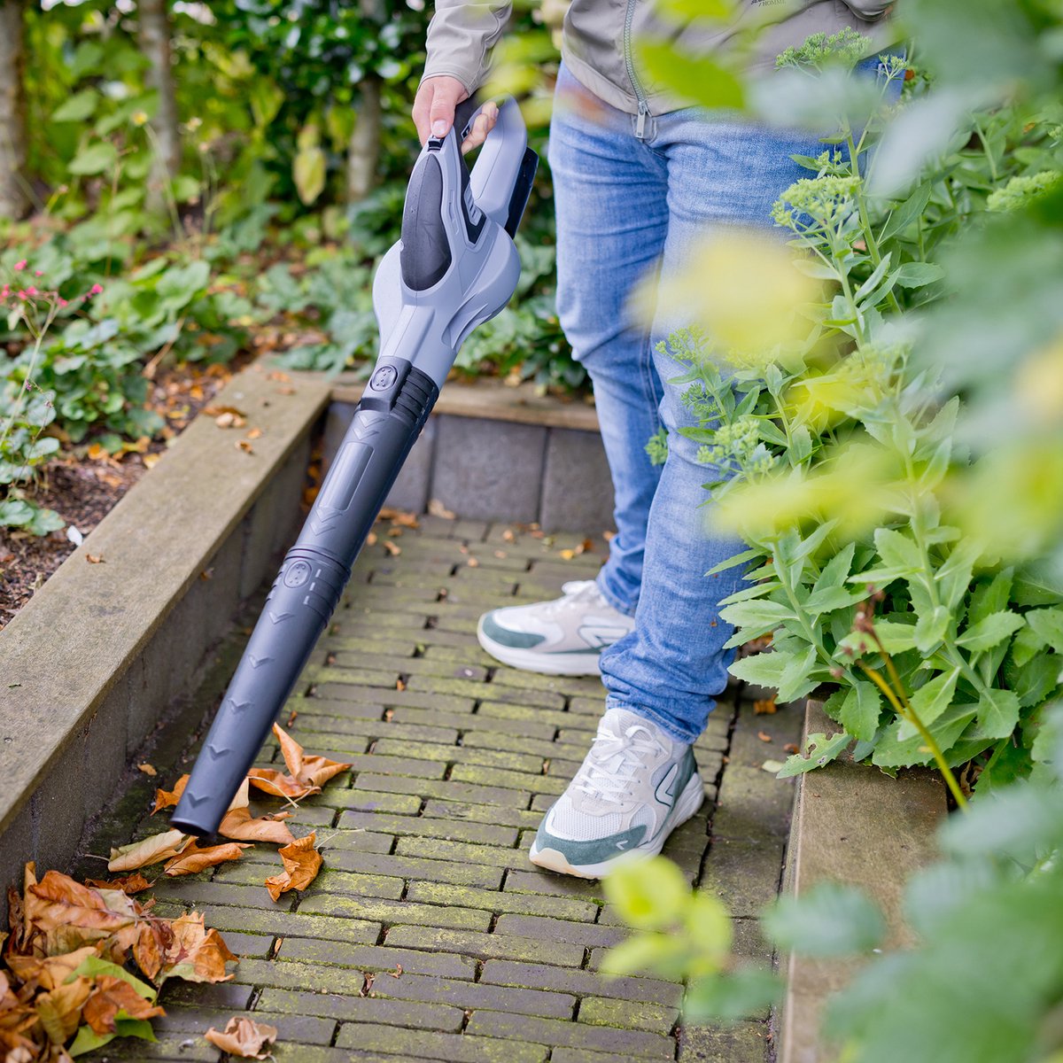Draadloze Bladblazer 12V met Accu en Lader