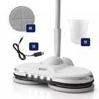 BluMill Draadloze Elektrische Dweil met Sprayfunctie en LED-verlichting