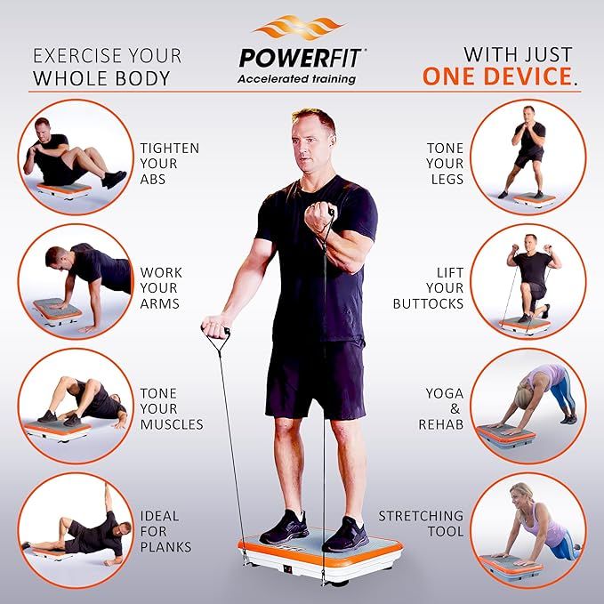 VibroShaper Fitness Trilplaat voor Thuis – Full Body Workout