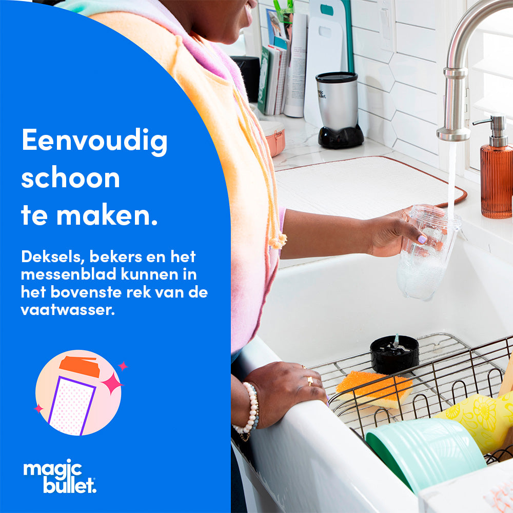 Magic Bullet Original - Blender 7-delige Smoothie Maker schoonmaken