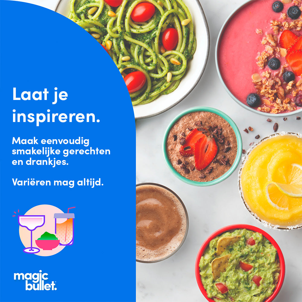 Magic Bullet Original - Blender 7-delige Smoothie Maker gerechten