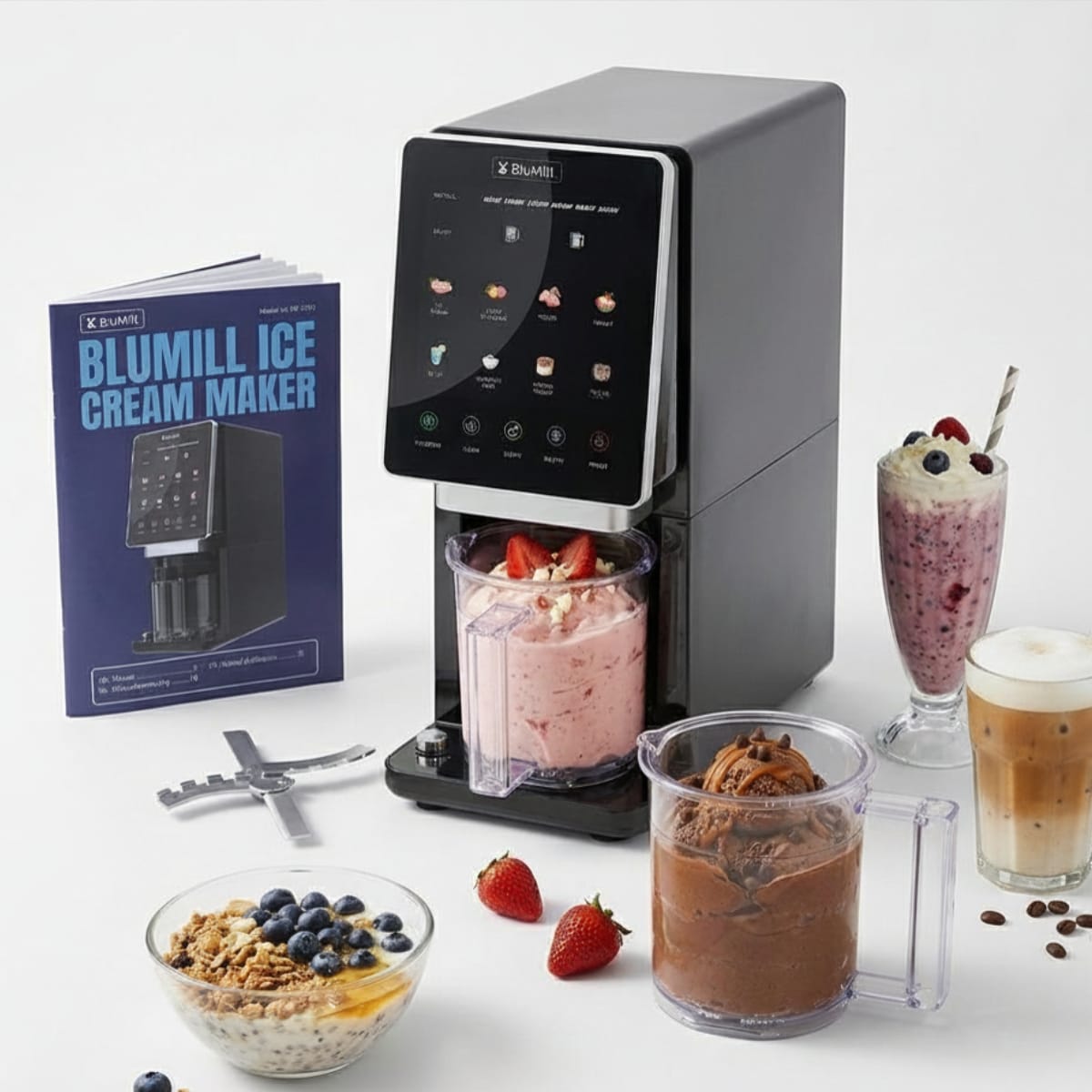 BluMill 8-in-1 IJsmachine compleet pakket