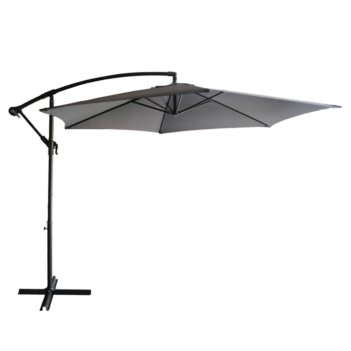BluMill Zweefparasol inclusief beschermhoes en kruisvoet