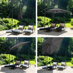 BluMill Zweefparasol inclusief beschermhoes