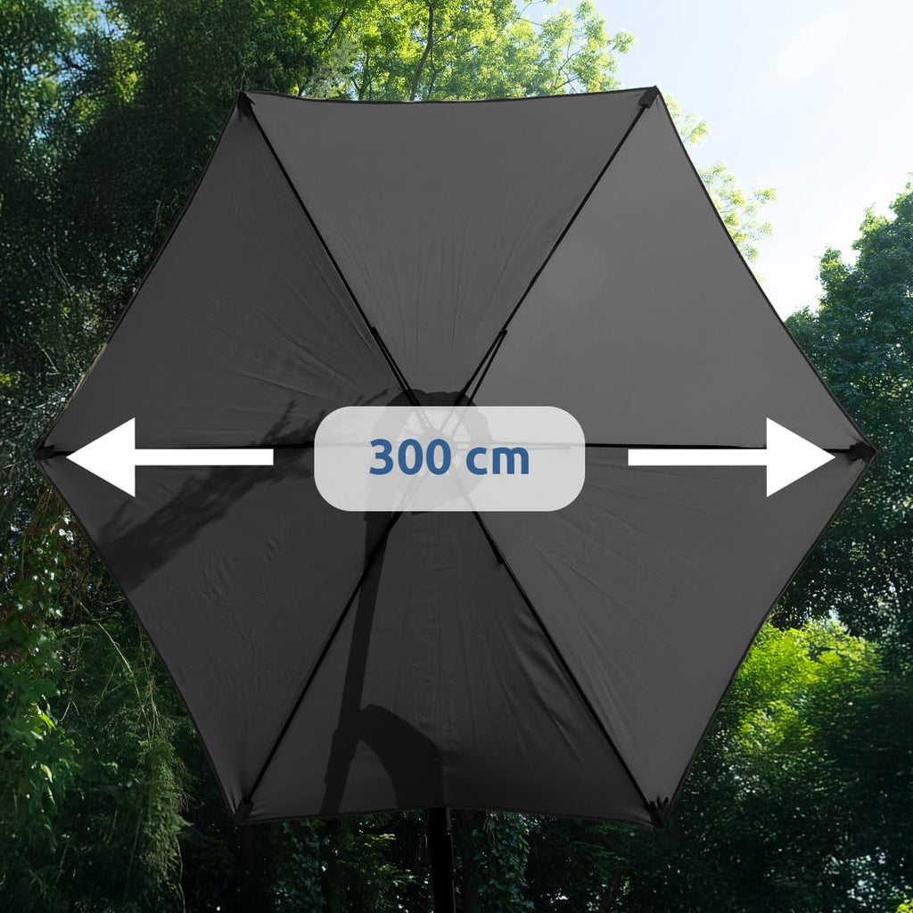 BluMill Zweefparasol inclusief beschermhoes parasoldoek