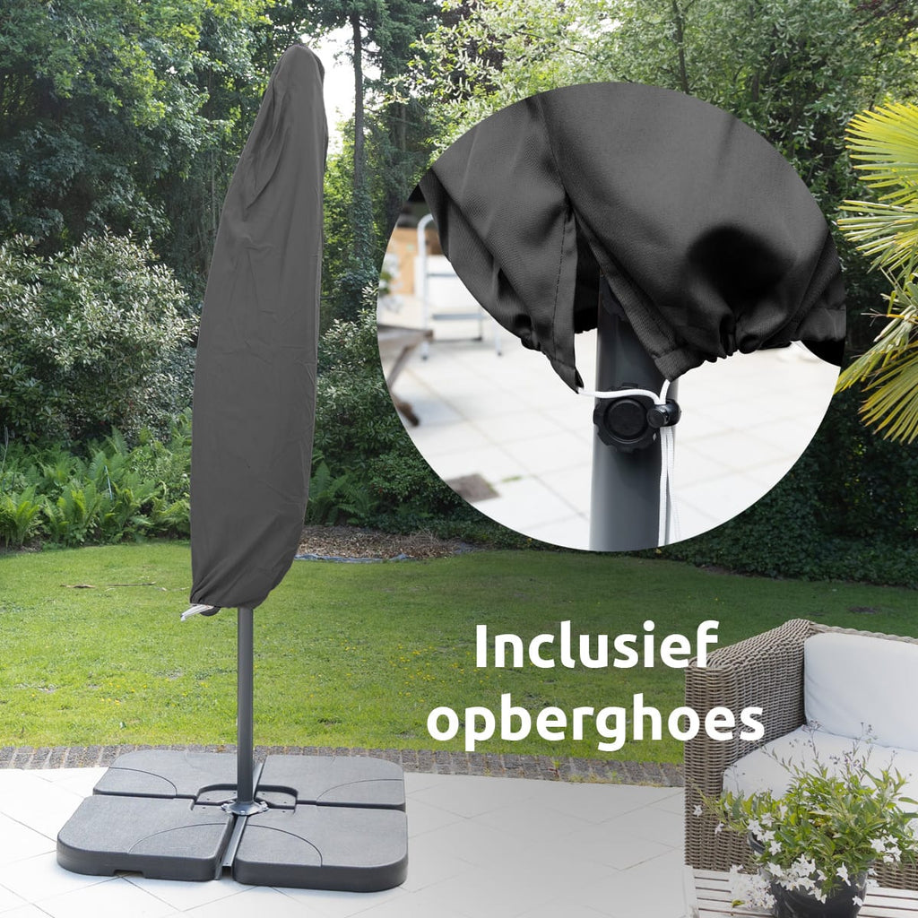 BluMill Zweefparasol inclusief beschermhoes