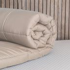 2-in-1 4 Seizoenen Dekbed Zonder Overtrek Beige