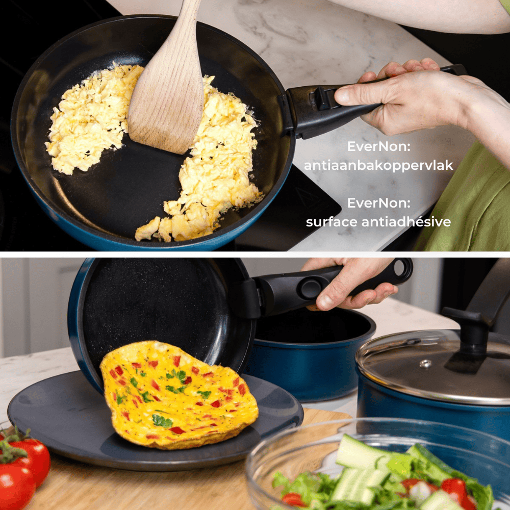 Kelton Complete 4-in-1 stapelbare 26-delige pannenset
