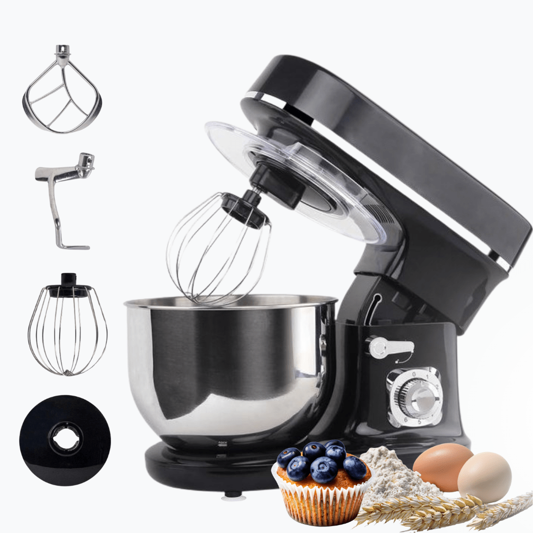 BluMill Keukenmachine 1200W black chrome