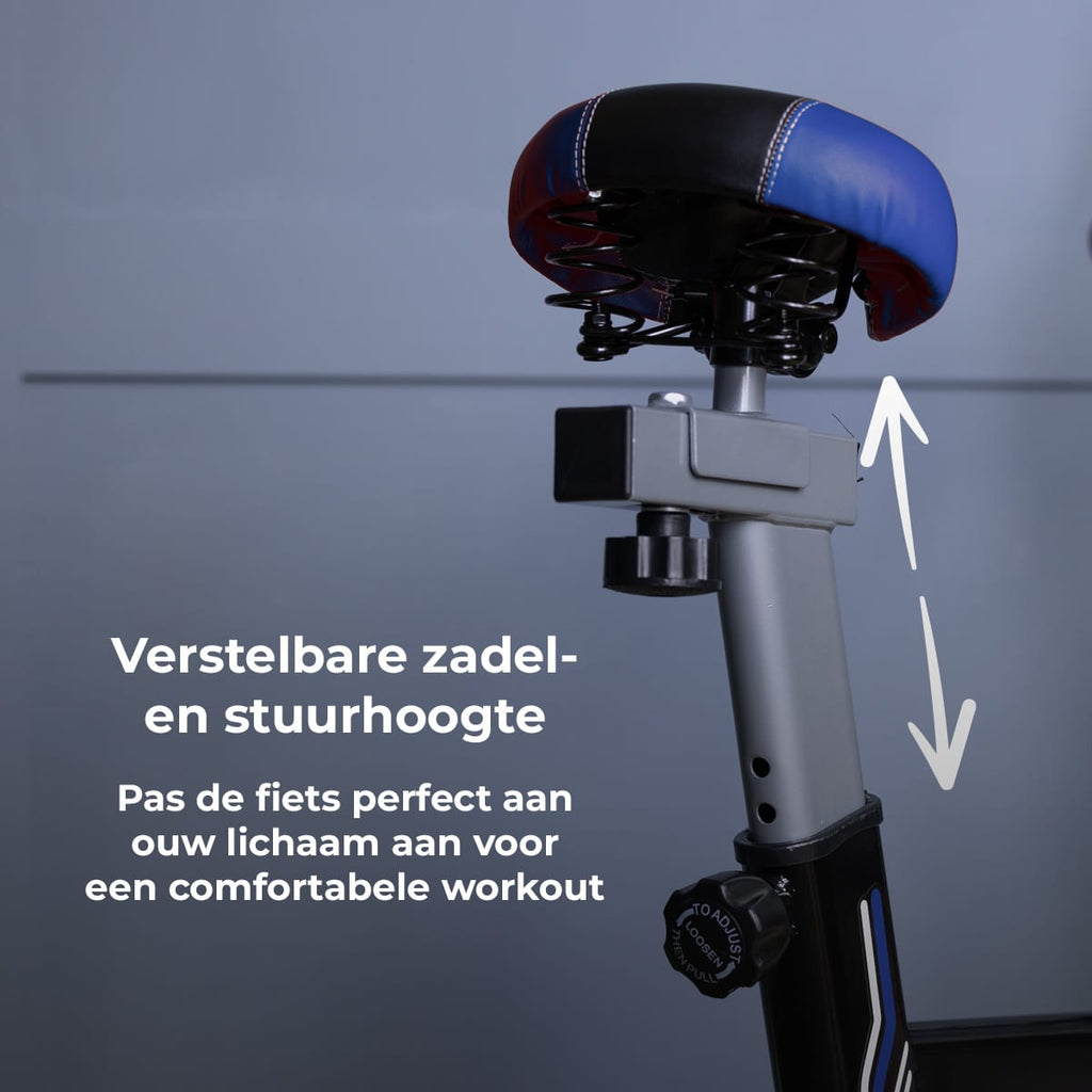 BluMill Hometrainer Spinningfiets - voor cardio- en krachttraining thuis