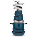 Kelton Complete 4-in-1 stapelbare 26-delige pannenset