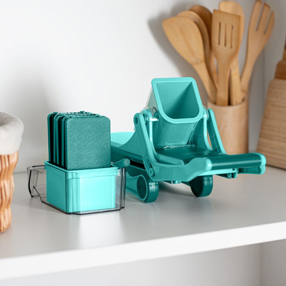 Nicer Dicer Mando rechtopstaand ontwerp